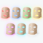 Tersella Halo: los 7 colores de luz LED (roja, azul, verde, amarilla, morada, cian y blanca)