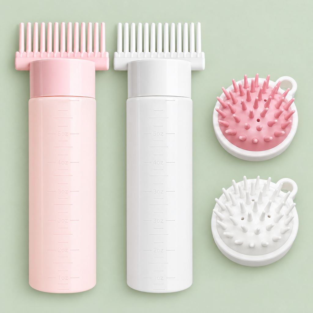 Tersella Calm, kit de aplicador de aceite y cepillo de masaje