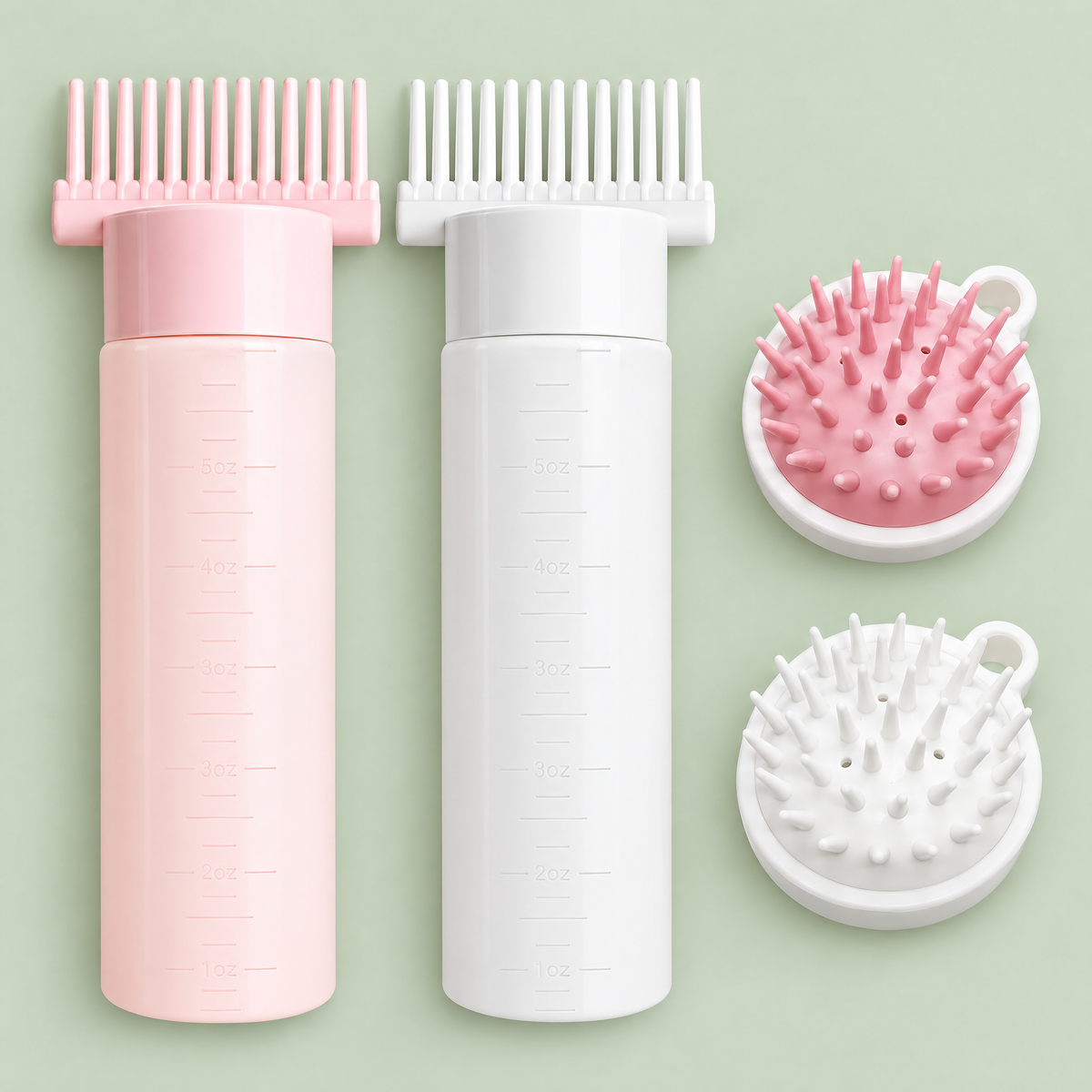 Tersella Calm, kit de aplicador de aceite y cepillo de masaje