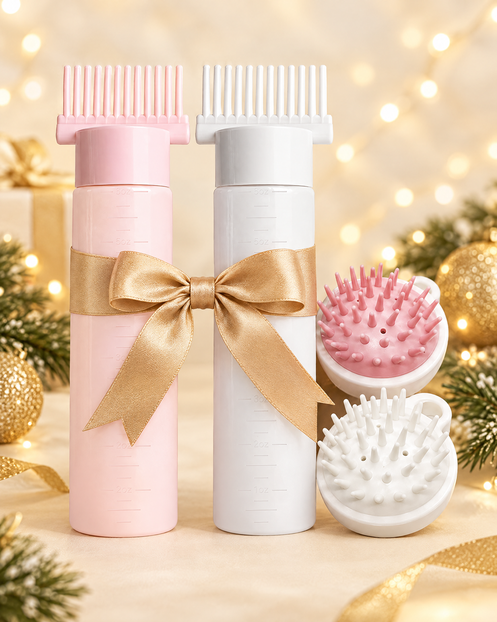 Tersella Calm como set de regalo con lazo y luces festivas