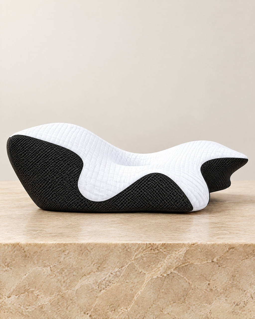Perfil ergonómico de la almohada cervical