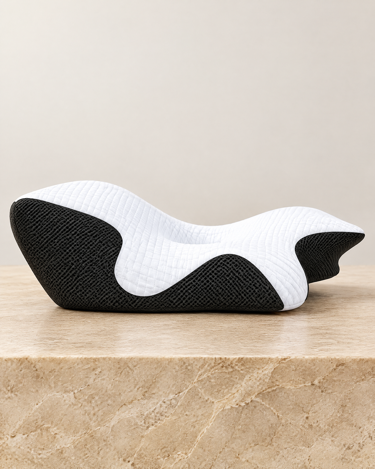 Perfil ergonómico de la almohada cervical