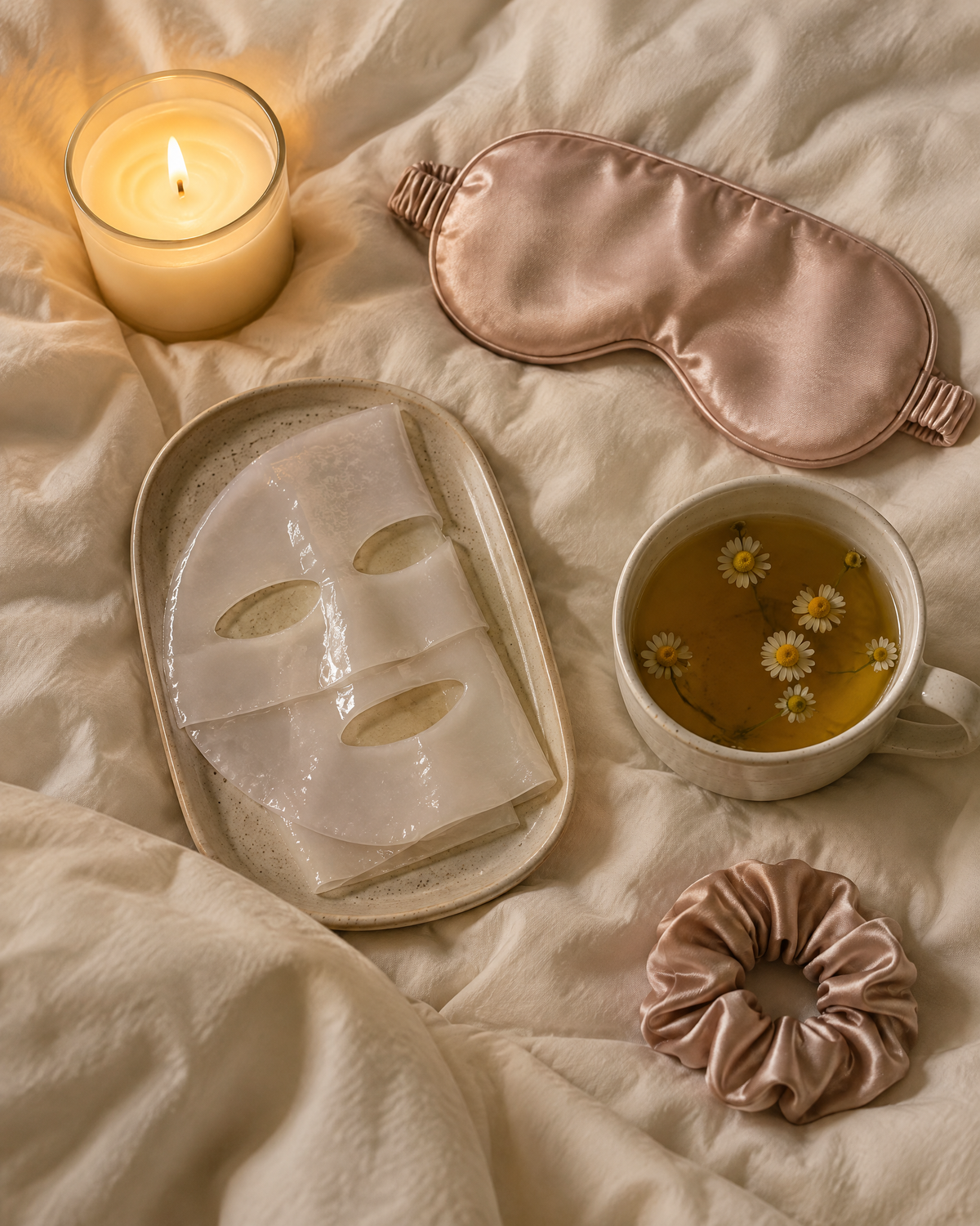 Ritual de noche con mascarilla bio-colágeno