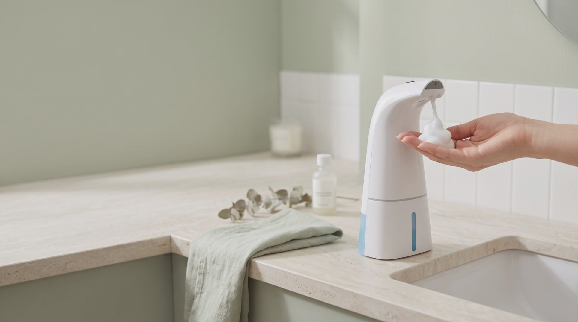 Tersella Pure · Dispensador de jabón automático con espuma